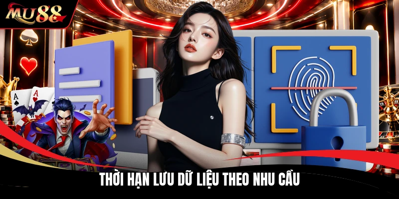 Thời hạn lưu dữ liệu theo nhu cầu
